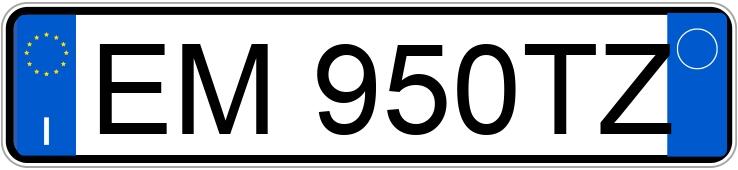 Numer rejestracyjny EM950TZ posiada VOLKSWAGEN Tiguan 1a serie