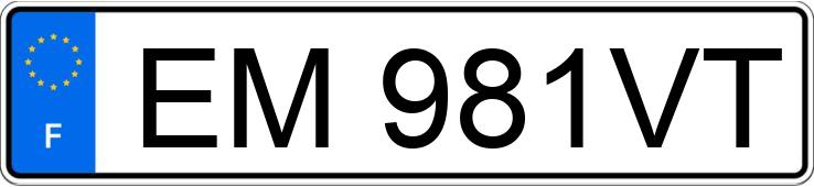 Numer rejestracyjny EM981VT posiada BMW 2500