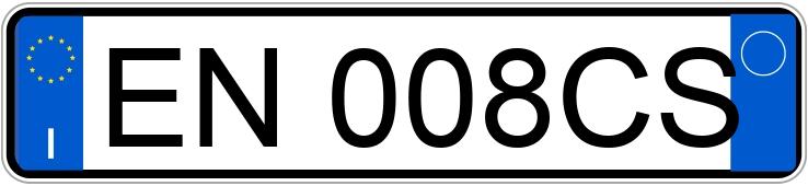 Numer rejestracyjny EN008CS posiada FIAT Idea