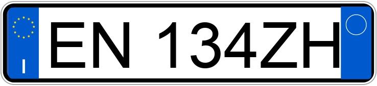 Numer rejestracyjny EN134ZH posiada VOLKSWAGEN Golf 6a serie