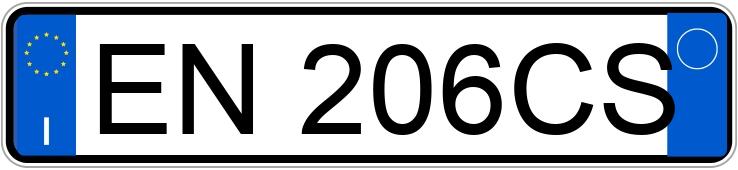 Numer rejestracyjny EN206CS posiada PEUGEOT 308 1a serie