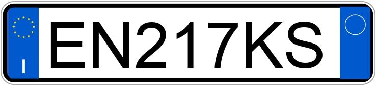 Numer rejestracyjny EN217KS posiada BMW Serie 3