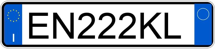 Numer rejestracyjny EN222KL posiada KIA Sportage 3a serie