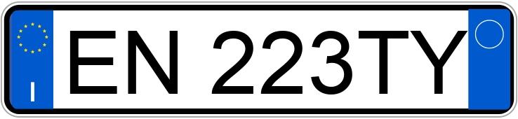 Numer rejestracyjny EN223TY posiada FORD B-Max