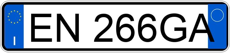 Numer rejestracyjny EN266GA posiada BMW Serie 3