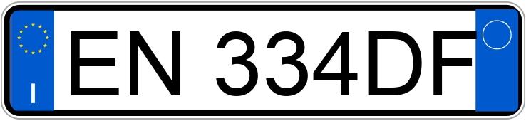 Numer rejestracyjny EN334DF posiada FIAT SEDICI