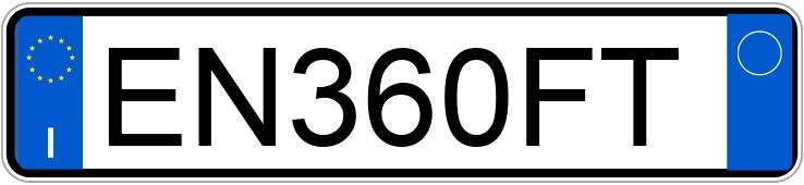 Numer rejestracyjny EN360FT posiada AUDI A4 4a serie