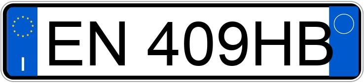 Il numero di registrazione EN409HB ha SUBARU Outback 3a serie