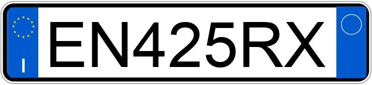 Numer rejestracyjny EN425RX posiada LANCIA Ypsilon 3a serie