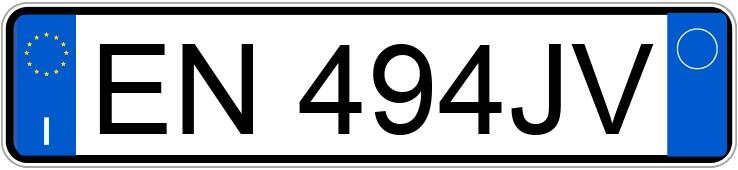 Numer rejestracyjny EN494JV posiada BMW Serie 3