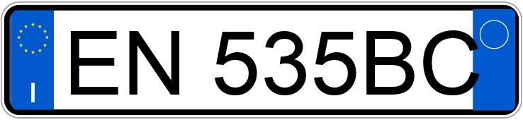 Numer rejestracyjny EN535BC posiada FIAT Panda 3a serie Numer rejestracyjny EN535BC posiada FIAT Panda 3a serie