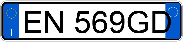 Die Registrierungsnummer EN569GD hat OPEL CORSA