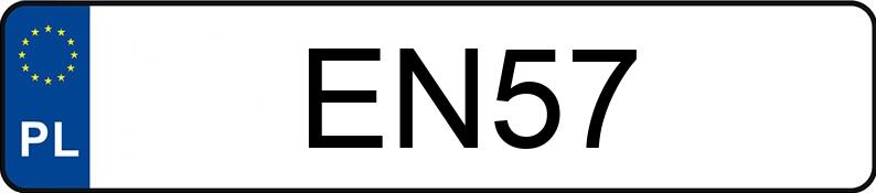 Numer rejestracyjny EN 57 posiada DODGE RAM 1500 - EN57