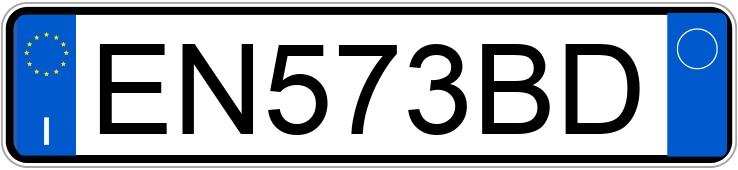 Numer rejestracyjny EN573BD posiada FIAT 500