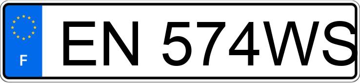 Numer rejestracyjny EN574WS posiada RENAULT TRAFIC III