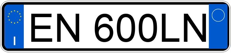 Numer rejestracyjny EN600LN posiada LANCIA Ypsilon 3a serie