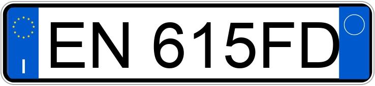 Numer rejestracyjny EN615FD posiada FORD Fiesta 6a serie