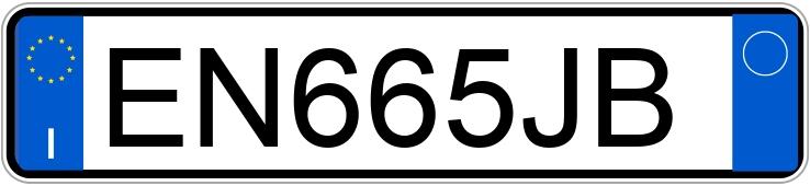 Numer rejestracyjny EN665JB posiada PEUGEOT 107