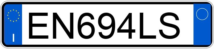 Numer rejestracyjny EN694LS posiada VOLKSWAGEN up!