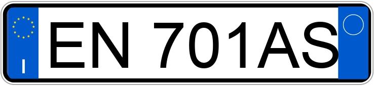 Numer rejestracyjny EN701AS posiada BMW 320D