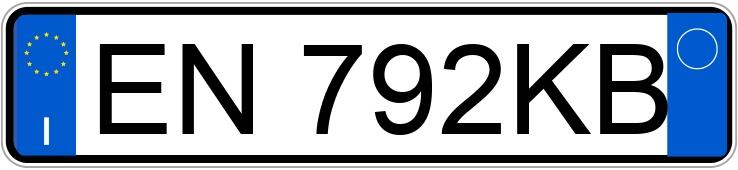 Numer rejestracyjny EN792KB posiada MINI Mini Countrym.