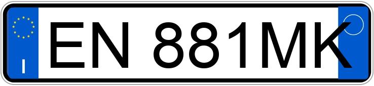 Numer rejestracyjny EN881MK posiada ALFA ROMEO MiTo