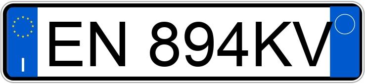 Numer rejestracyjny EN894KV posiada FIAT Panda 3a serie