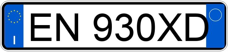Numer rejestracyjny EN930XD posiada PORSCHE 911