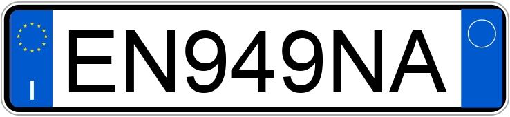 Numer rejestracyjny EN949NA posiada LANCIA Ypsilon 3a serie