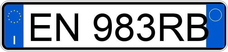 Numer rejestracyjny EN983RB posiada RENAULT Clio 3a serie