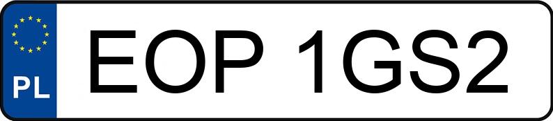 Numer rejestracyjny EOP 1GS2 posiada CHRYSLER 300S - EOP1GS2 Numer rejestracyjny EOP 1GS2 posiada CHRYSLER 300S - EOP1GS2