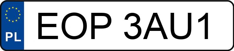 Numer rejestracyjny EOP 3AU1 posiada VOLKSWAGEN PASSAT - EOP3AU1 Numer rejestracyjny EOP 3AU1 posiada VOLKSWAGEN PASSAT - EOP3AU1