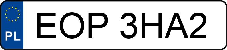 Numer rejestracyjny EOP 3HA2 posiada BMW 318i Kat. MR`01 E3 E46 318i Kat. MR`01 E3 E46 - EOP3HA2