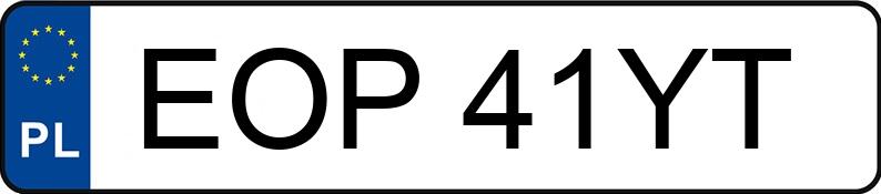 Numer rejestracyjny EOP 41YT posiada HYUNDAI Accent 1.3i LS - EOP41YT