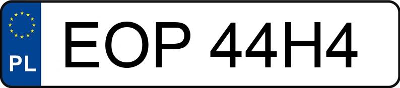 Numer rejestracyjny EOP 44H4 posiada VOLKSWAGEN Passat B6 2.0 MR`05 E4 Highline DSG - EOP44H4