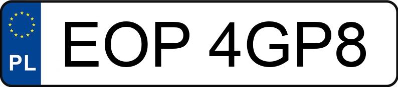 Numer rejestracyjny EOP 4GP8 posiada OPEL Meriva 1.7 Diesel MR`06 E4 Enjoy - EOP4GP8 Numer rejestracyjny EOP 4GP8 posiada OPEL Meriva 1.7 Diesel MR`06 E4 Enjoy - EOP4GP8