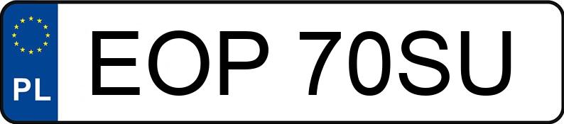 Numer rejestracyjny EOP 70SU posiada HYUNDAI ATOS - EOP70SU Numer rejestracyjny EOP 70SU posiada HYUNDAI ATOS - EOP70SU