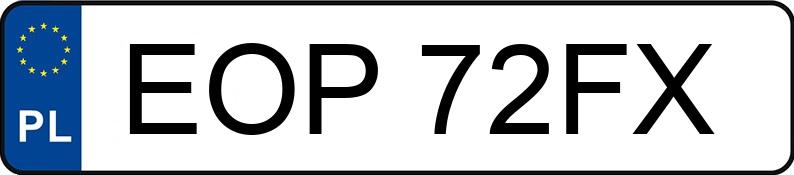 Numer rejestracyjny EOP 72FX posiada VOLKSWAGEN Transporter T4 TDi MR`96 2.7t Mixt L - EOP72FX