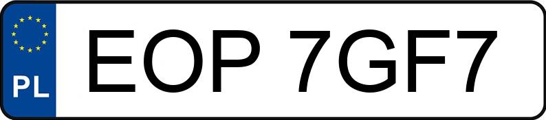 Numer rejestracyjny EOP 7GF7 posiada FORD Kuga 2.0 EcoBoost MR`17 E6 Titanium Aut. - EOP7GF7