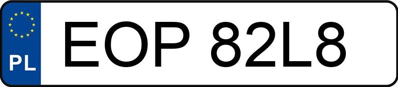 Numer rejestracyjny EOP 82L8 posiada AUDI A3 1.9 TDi Kat. MR`96 8L A3 1.9 TDi Kat. MR`96 8L - EOP82L8
