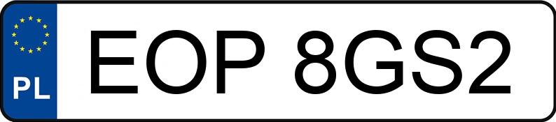 Numer rejestracyjny EOP 8GS2 posiada VOLKSWAGEN Passat B5 1.9 TDI MR`96 E2 Highline - EOP8GS2