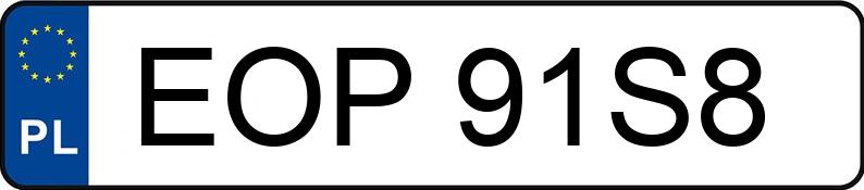 Numer rejestracyjny EOP 91S8 posiada AUDI A8 - EOP91S8