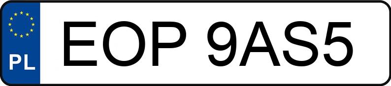 Numer rejestracyjny EOP 9AS5 posiada MERCEDES-BENZ E 280 - EOP9AS5 Numer rejestracyjny EOP 9AS5 posiada MERCEDES-BENZ E 280 - EOP9AS5