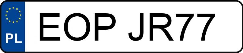 Numer rejestracyjny EOP JR77 posiada FORD MONDEO - EOPJR77 Numer rejestracyjny EOP JR77 posiada FORD MONDEO - EOPJR77