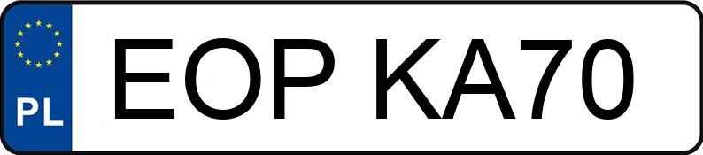 Numer rejestracyjny EOP KA70 posiada RENAULT CLIO - EOPKA70