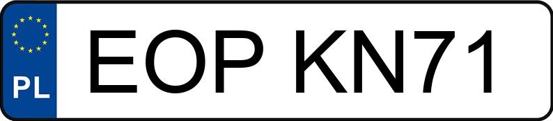 Numer rejestracyjny EOP KN71 posiada MERCEDES-BENZ C 220 CDI - EOPKN71