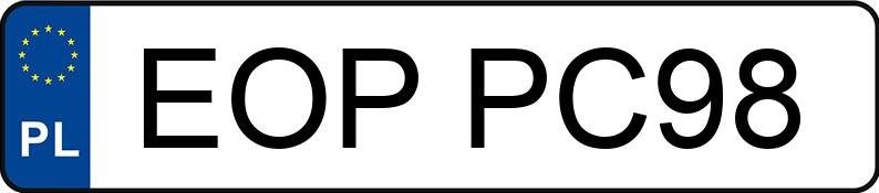 Registreringsnumret EOP PC98 har RENAULT T HD001 - EOPPC98