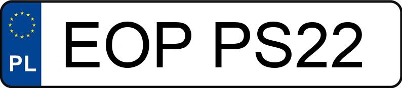 Numer rejestracyjny EOP PS22 posiada MAZDA Tribute MR`00 E3 Exclusive AWD - EOPPS22