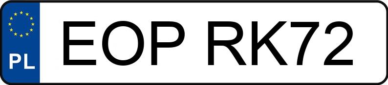 Numer rejestracyjny EOP RK72 posiada VOLKSWAGEN BORA - EOPRK72 Numer rejestracyjny EOP RK72 posiada VOLKSWAGEN BORA - EOPRK72