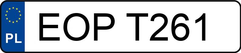 Numer rejestracyjny EOP T261 posiada URSUS C-360 - EOPT261